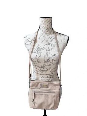 Rosetti Neutral Beige Crossbody Bag with Adjustable Strap